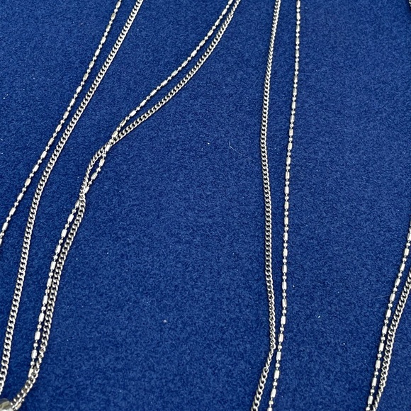 Zirconium key pendant and steel chain superb quality haute couture style - Picture 6 of 6